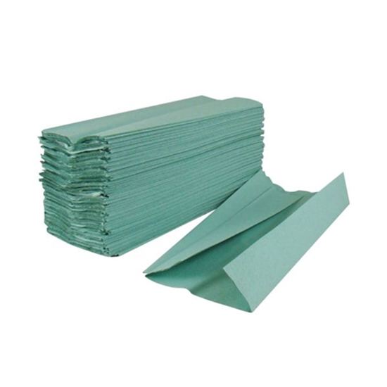 Picture of C-Fold Hand Towel 1 Ply Green (2700)