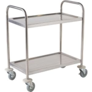 2 Tier SS Clearing trolley