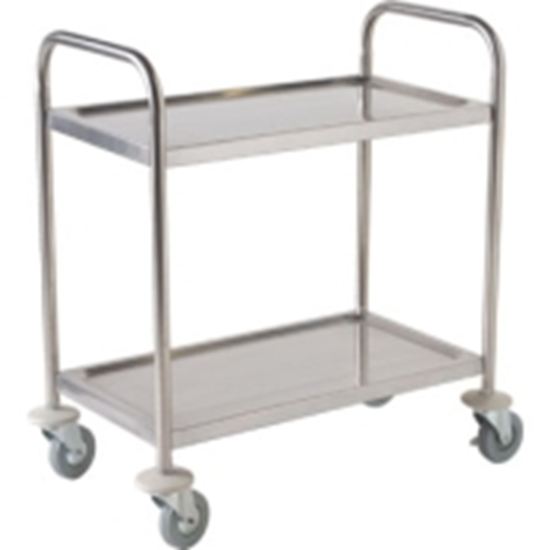 Picture of 2 Tier SS Clearing trolley
