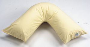 Large V-Shaped wipe clean Pillow