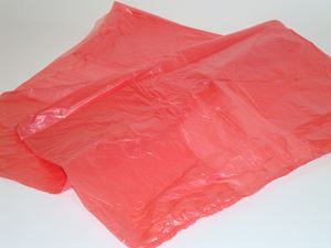 Soluble Strip Laundry Sack Red