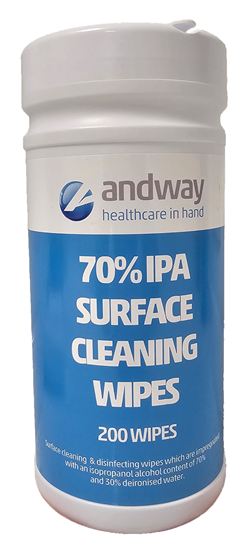 Picture of Andway Alcohol Surface Wipes (200)
